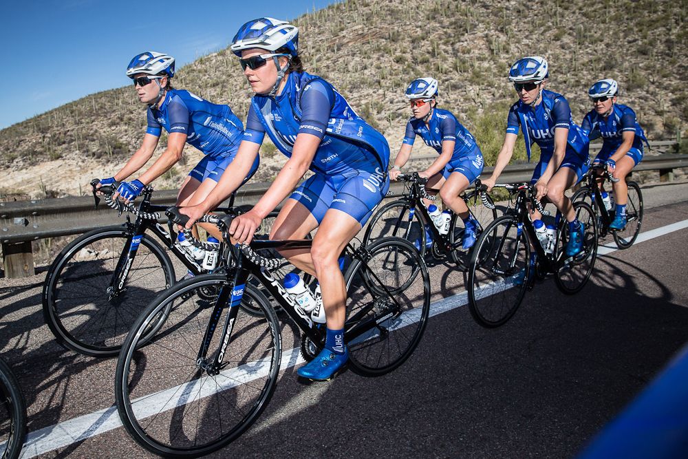 The camp allowed riders to train and get to know each other ahead of the new season