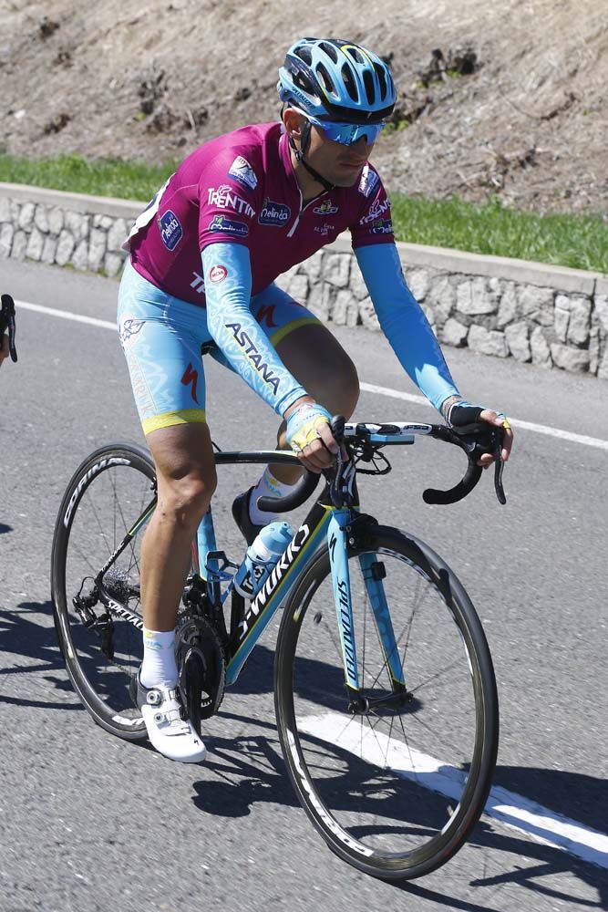 Race leader during stage 1: Valerio Agnoli (Astana)