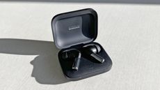 OnePlus Buds Pro 2 in their case, on a table