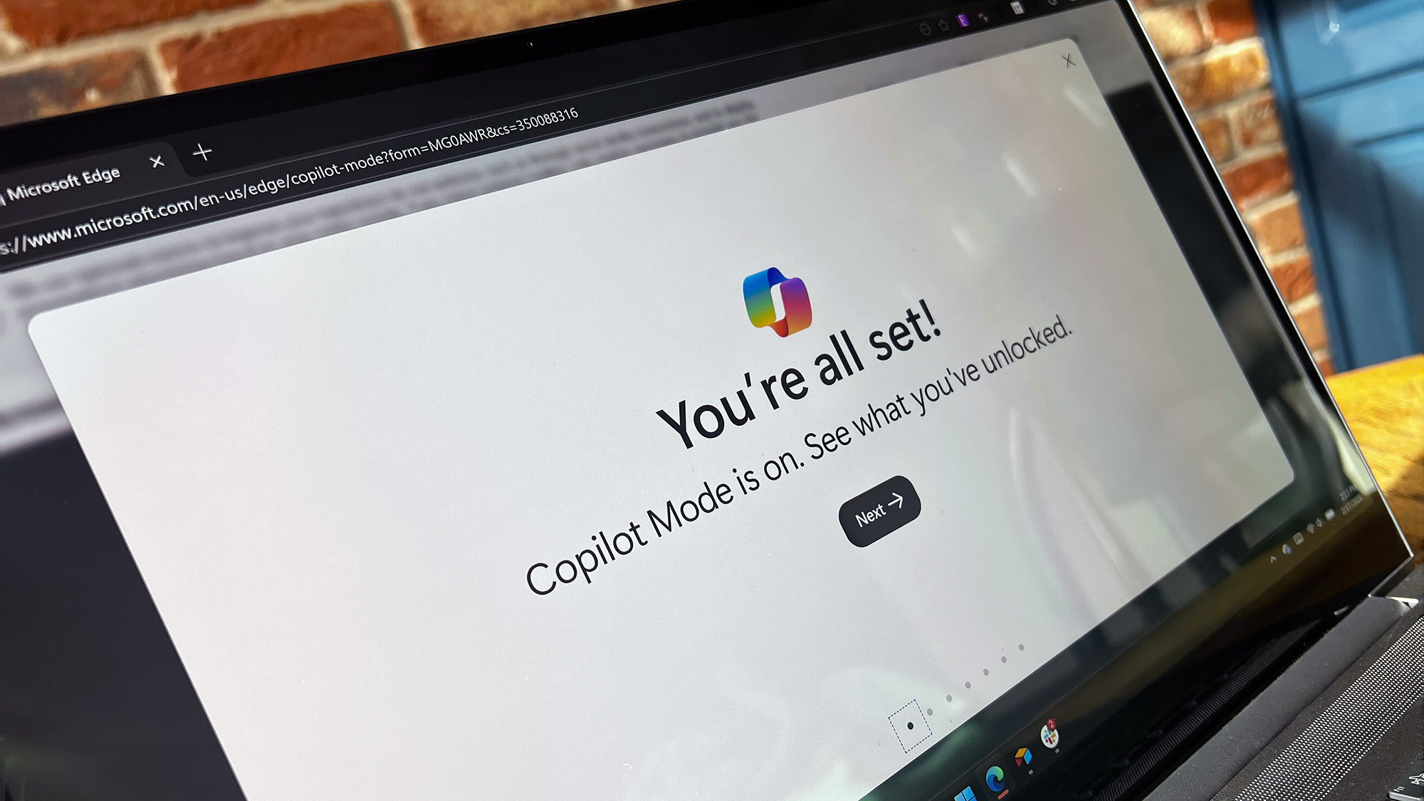 Copilot Mode on Microsoft Edge