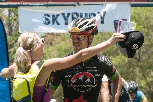 Lukas Islitzer celebrates his stage win