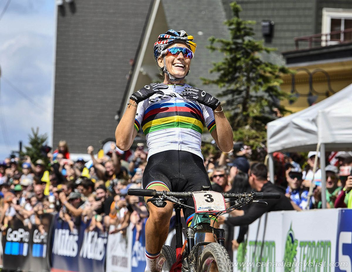 Pauline Ferrand Prevot (Fra) Canyon Factory Team wins