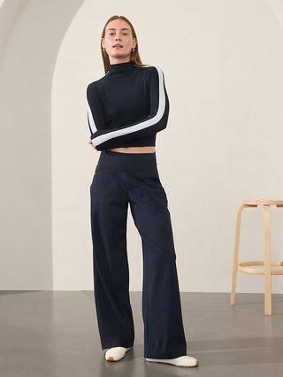 Venice High Rise Wide Leg Pant