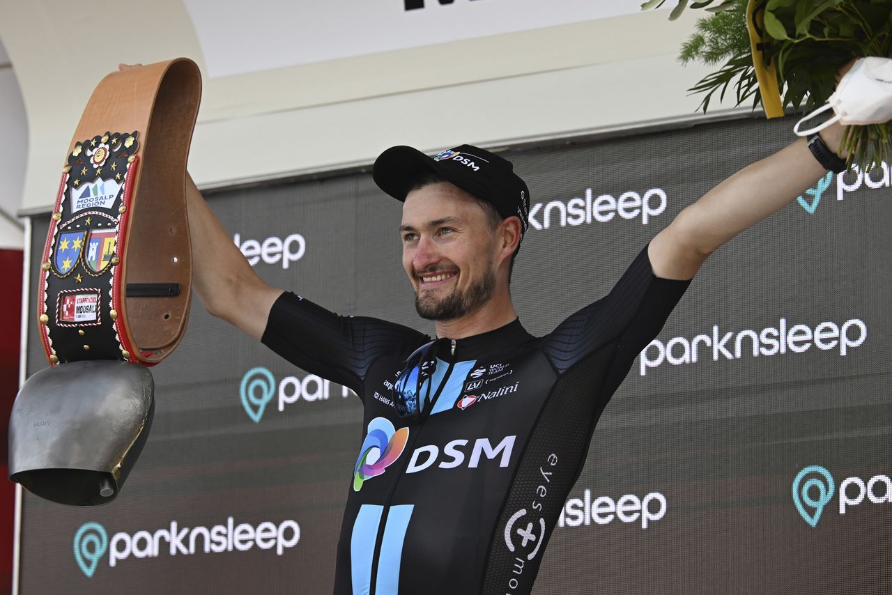 Tour de Suisse 2022 - 85th Edition - 6th stage Locarno - Moosalp 177.5 km - 17/06/2022 - Nico Denz (GER - Team DSM) - photo Vincent Kalut/PhotoNews/SprintCyclingAgency&Acirc;&copy;2022