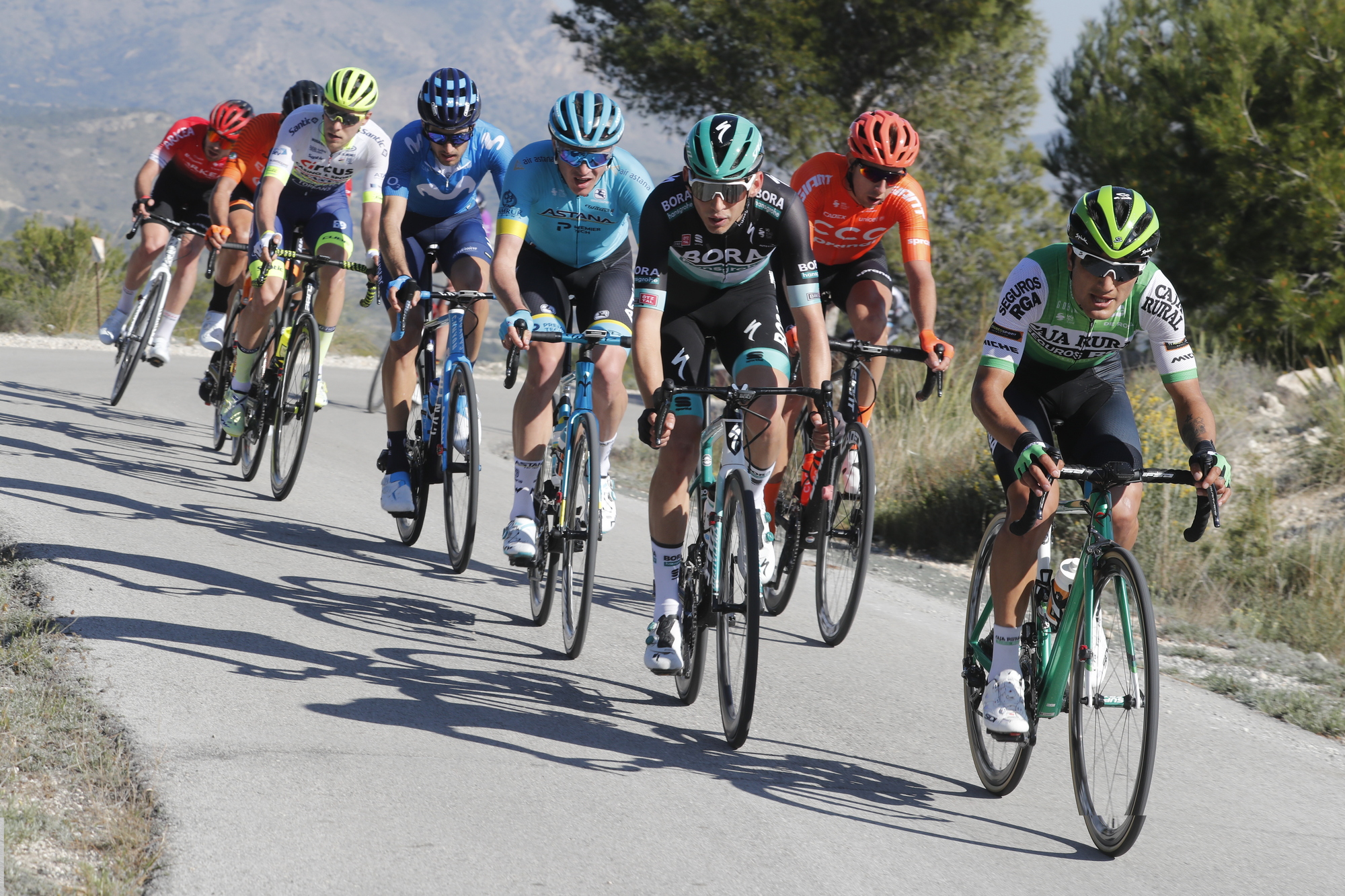 Vuelta Ciclista a la Region de Murcia 2020 1st stage Los Alcazares Caravaca De la Cruz 1776 km 14022020 Bora Hansgrohe photo Luis Angel GomezBettiniPhoto2020