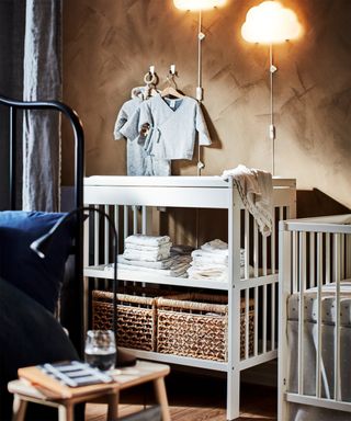 Boy nursery idea by IKEA with changing table
