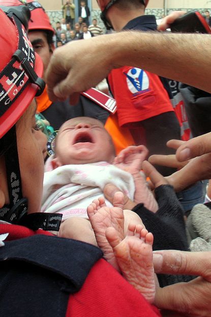 Azra Karaduman, baby rescued from Earthquake in Turkey