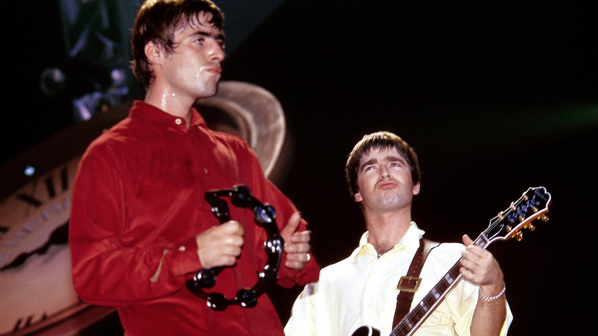 Liam and Noel Gallagher, back in 1997