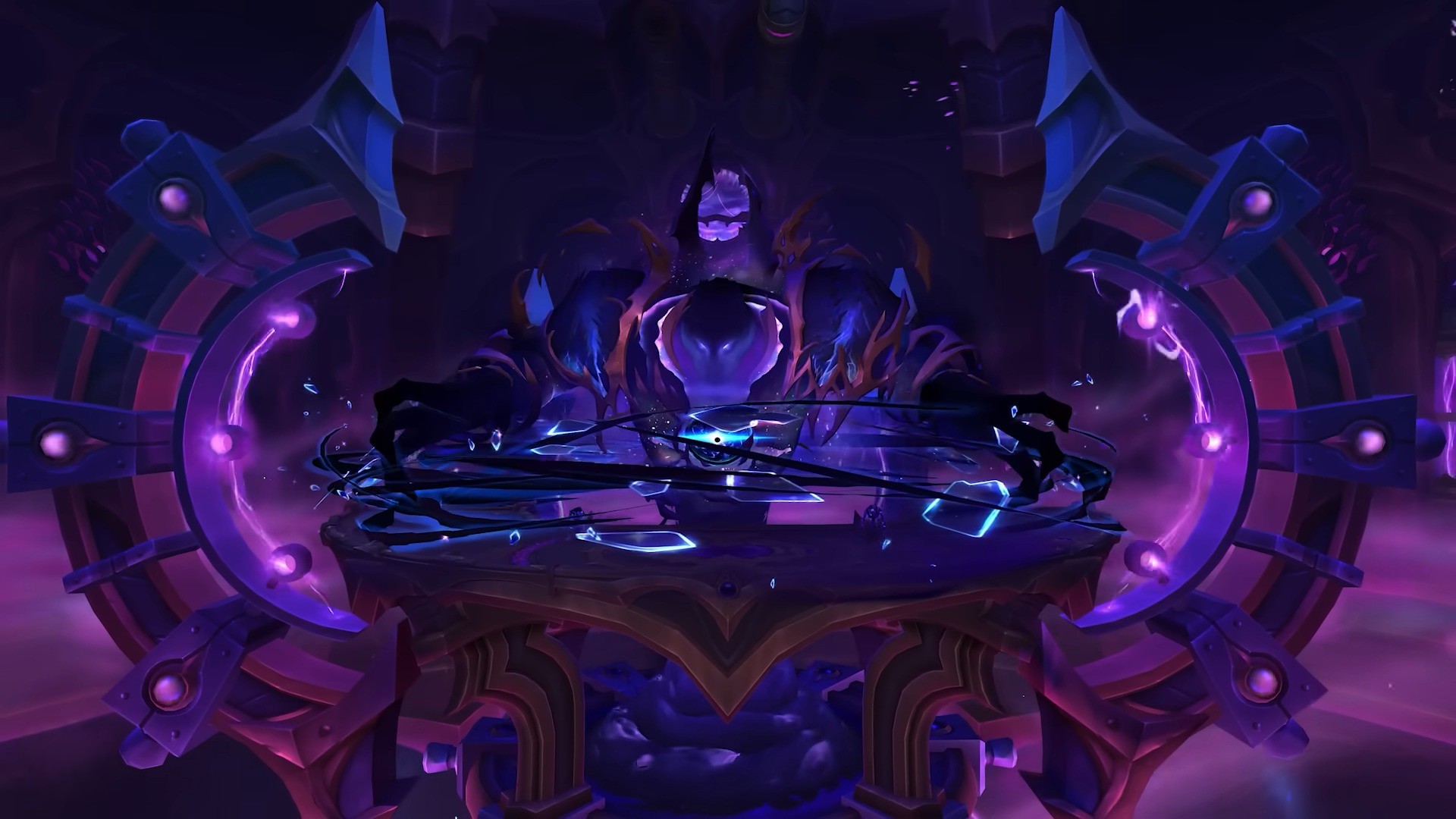 Trailer screenshot of Dimensius in World of Warcraft: The War Within.