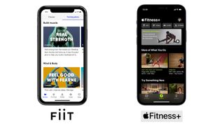 The user experience of Fiit vs Apple Fitness+