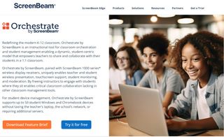 ScreenBeam orchestrate product page