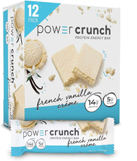 Power Crunch Whey Protein Bars, French Vanilla Creme x12 | Was $17.99, Now $14.38 at Amazon