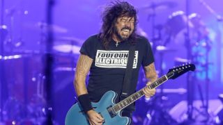 Foo Fighters' Dave Grohl at the Rock in Rio festival