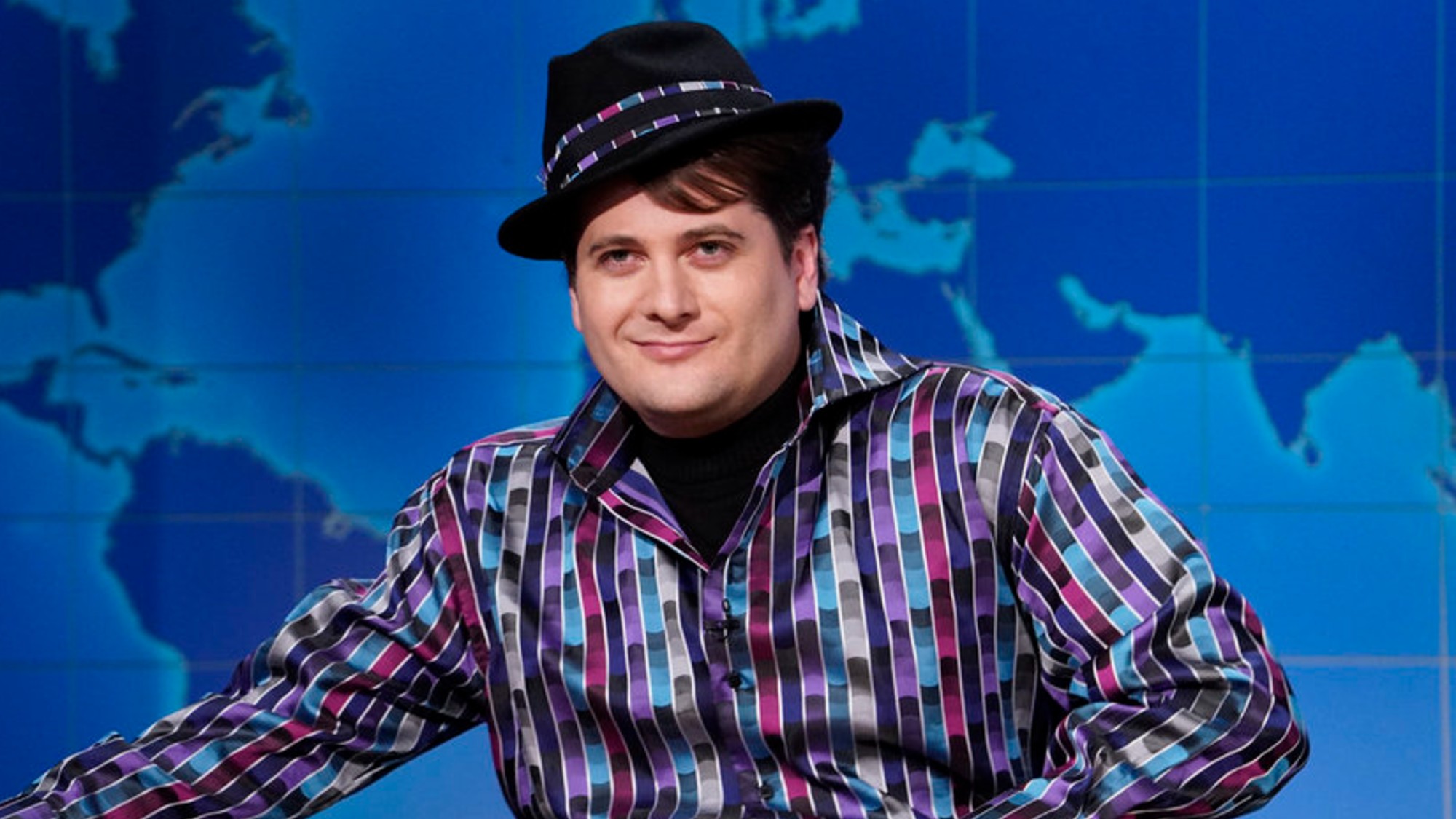Jeremy Culhane as Mr. On Blast on Saturday Night Live. 