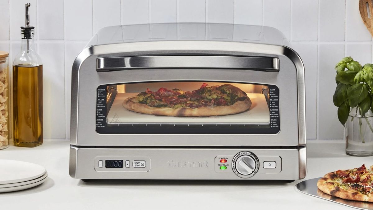 【美品】Cuisinart Pizza Oven PIZ-100PCJ Amazon.com: Cuisinart Indoor Pizza Oven, Bakes 12