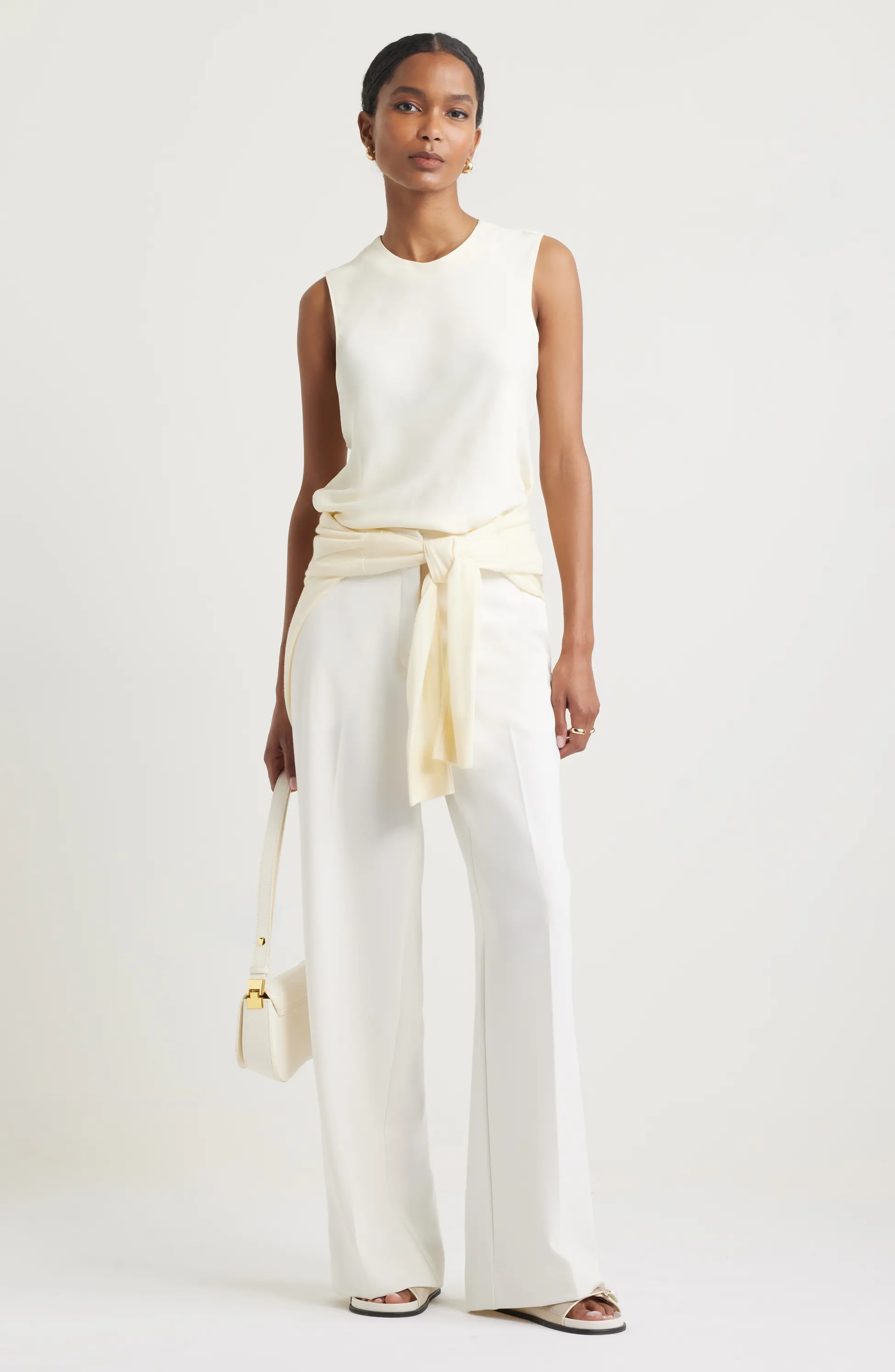 Nordstrom, Sleeveless Satin Top