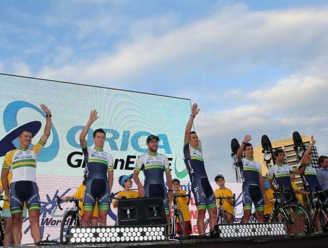Hayman made his WorldTour debut with GreenEdge at the Tour Down Under