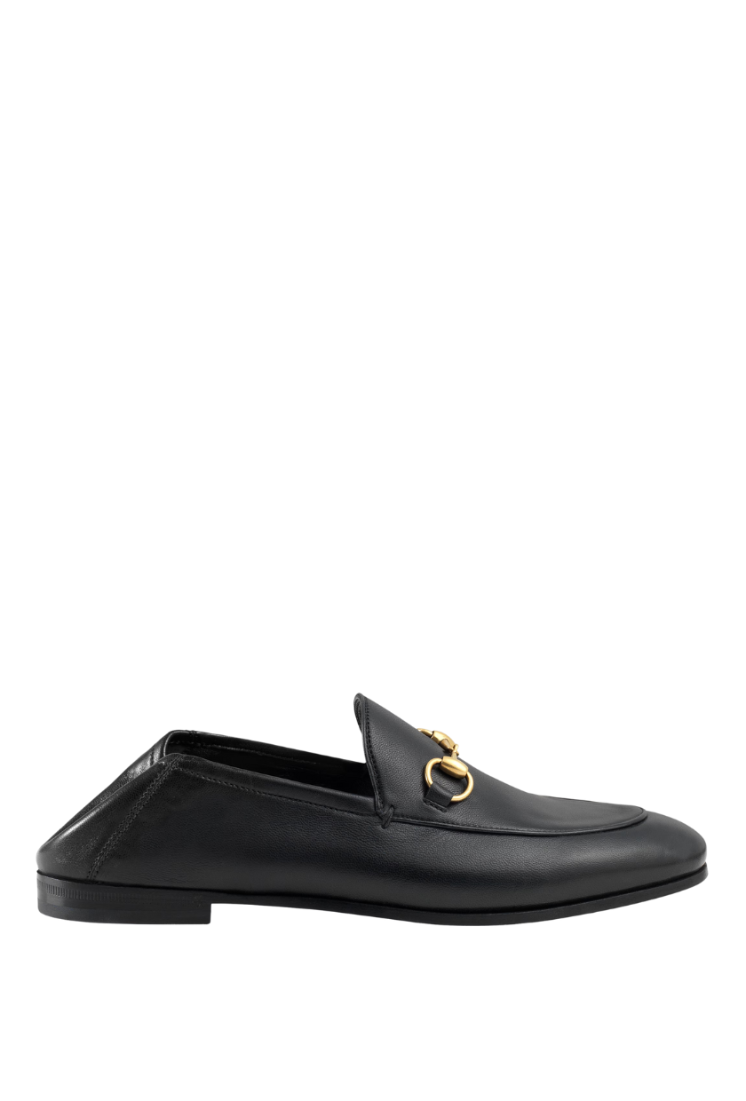 An image of Gucci loafers.