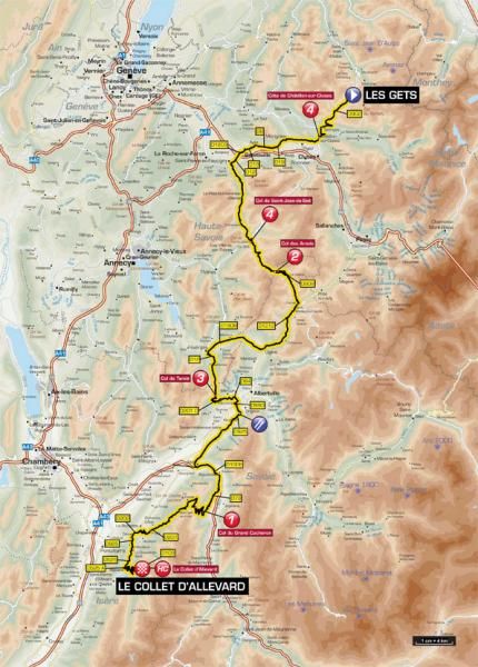 Crit&amp;eacute;rium du Dauphin&amp;eacute; - Stage 6 Map