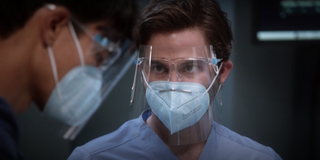 Grey's Anatomy Levi Schmitt looks at Nico