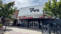 The exterior of Colorado's Fox Theatre. 
