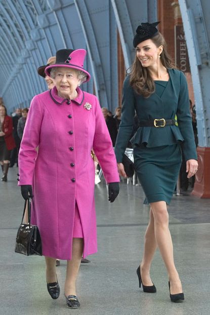 Duchess of Cambridge visits Leicester wearing L.K. Bennett