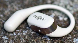 Shokz OpenFit earbud close up shot