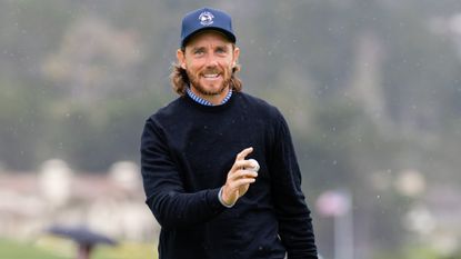 Tommy Fleetwood at the AT&T Pebble Beach Pro-Am