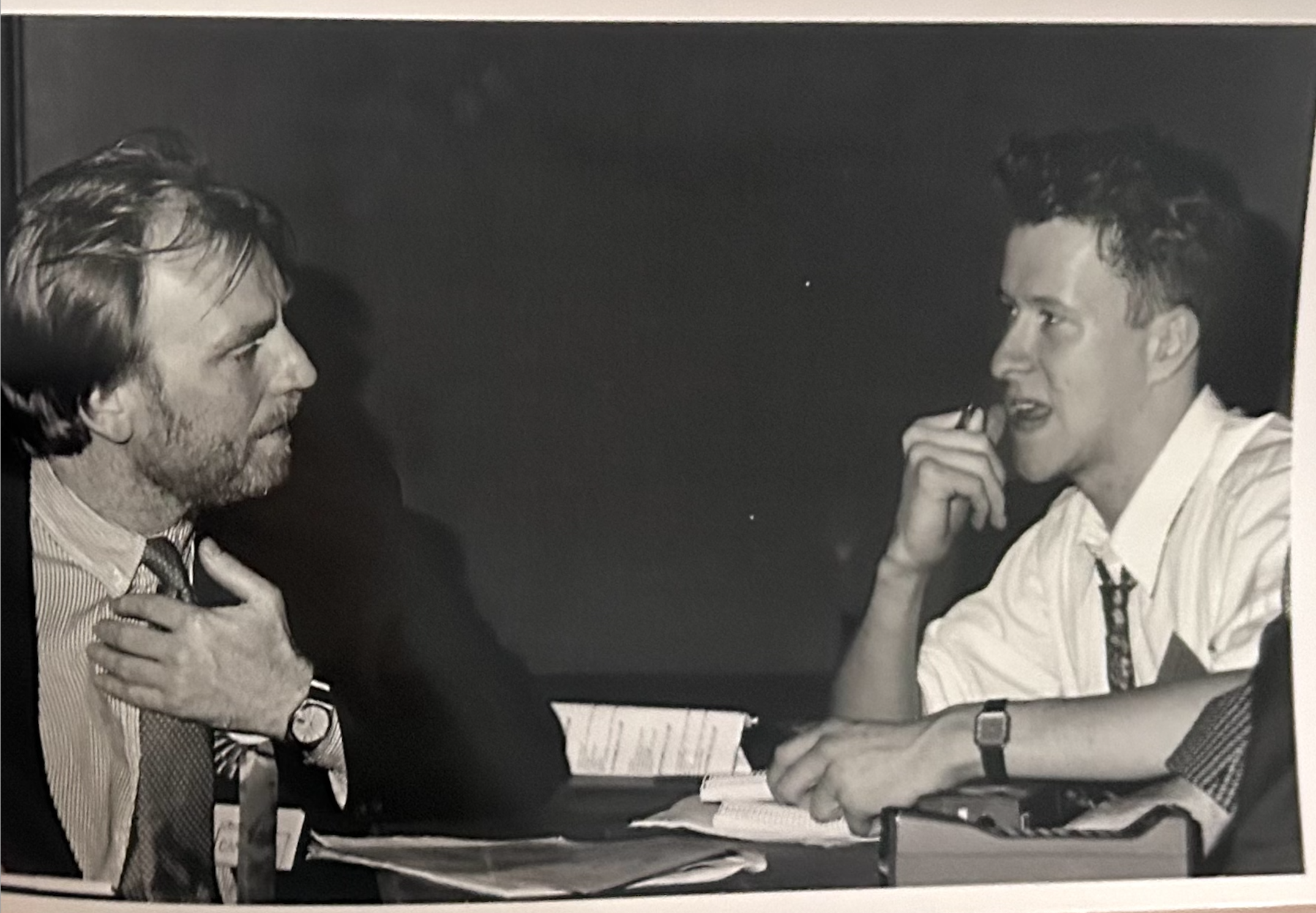 John Wilson early in his career