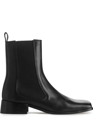 Isabel Marant + Galna Leather Chelsea Boot