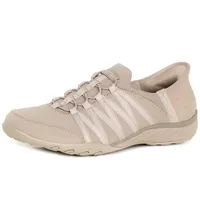 Skechers Skechers Women's Breathe Easy-Roll With Me Sneaker, Taupe, 6 Uk