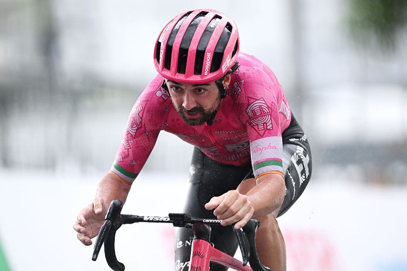 Ben Healy in one of his last races of 2025