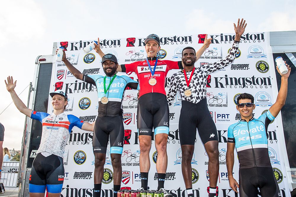 Cory Williams, Scott Law and Justin Williams on the Dana Point Grand Prix podium