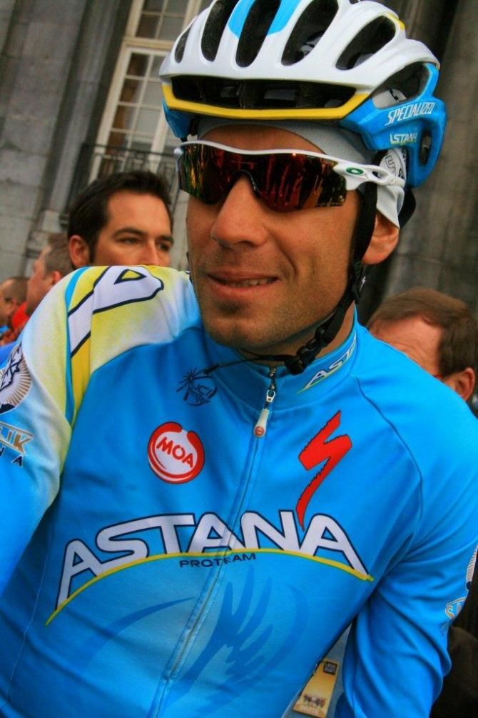 Nibali from Team Astana befort the start