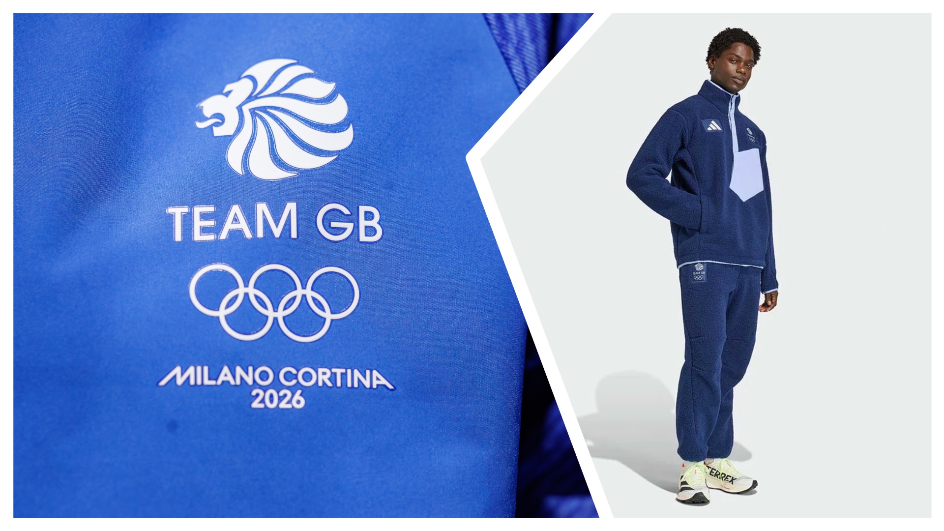 Adidas Winter Olympics clothes and logo 