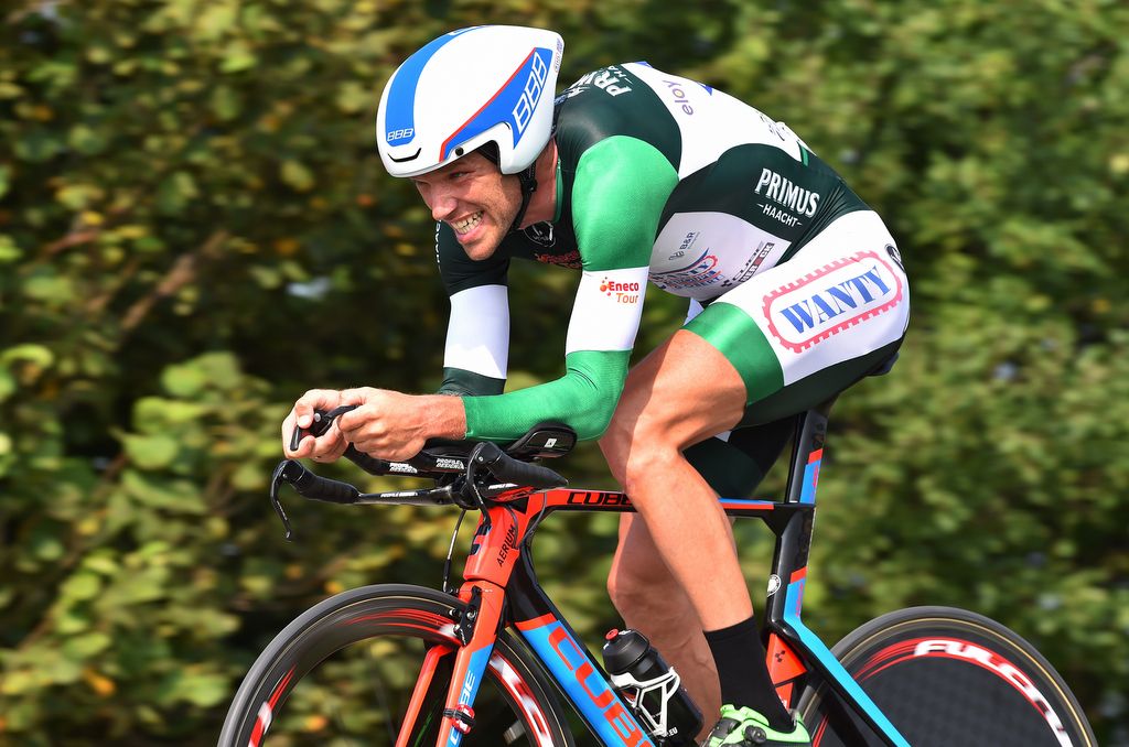 Frederik Veuchelen (Wanty-Groupe Gobert) in the green jersey