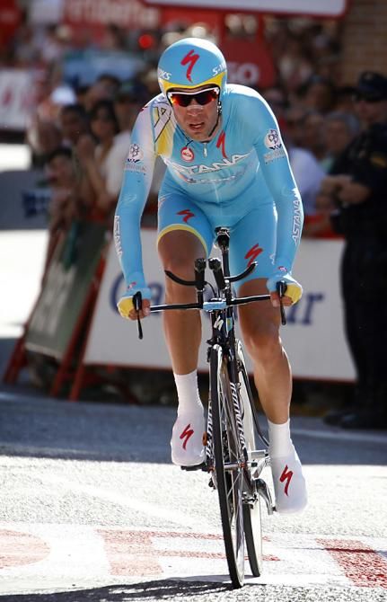 Vincenzo Nibali (Astana) rode himself back into the race lead