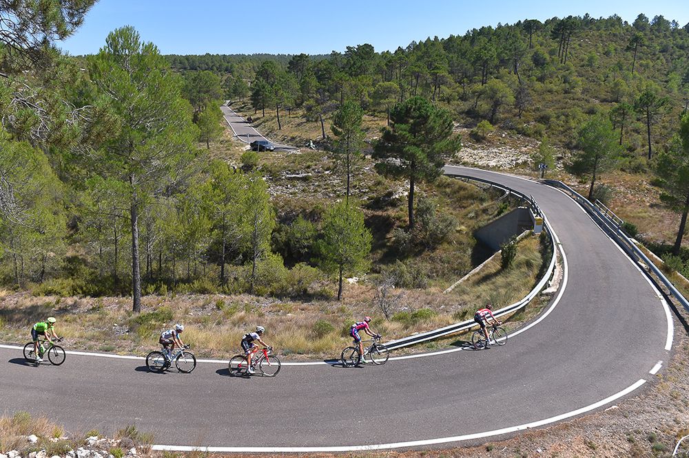 Scenery from the route of stage 18 at the Vuelta