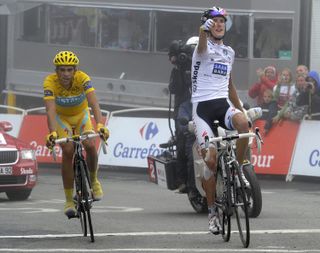 Andy Schleck wins, Tour de France 2010, stage 17