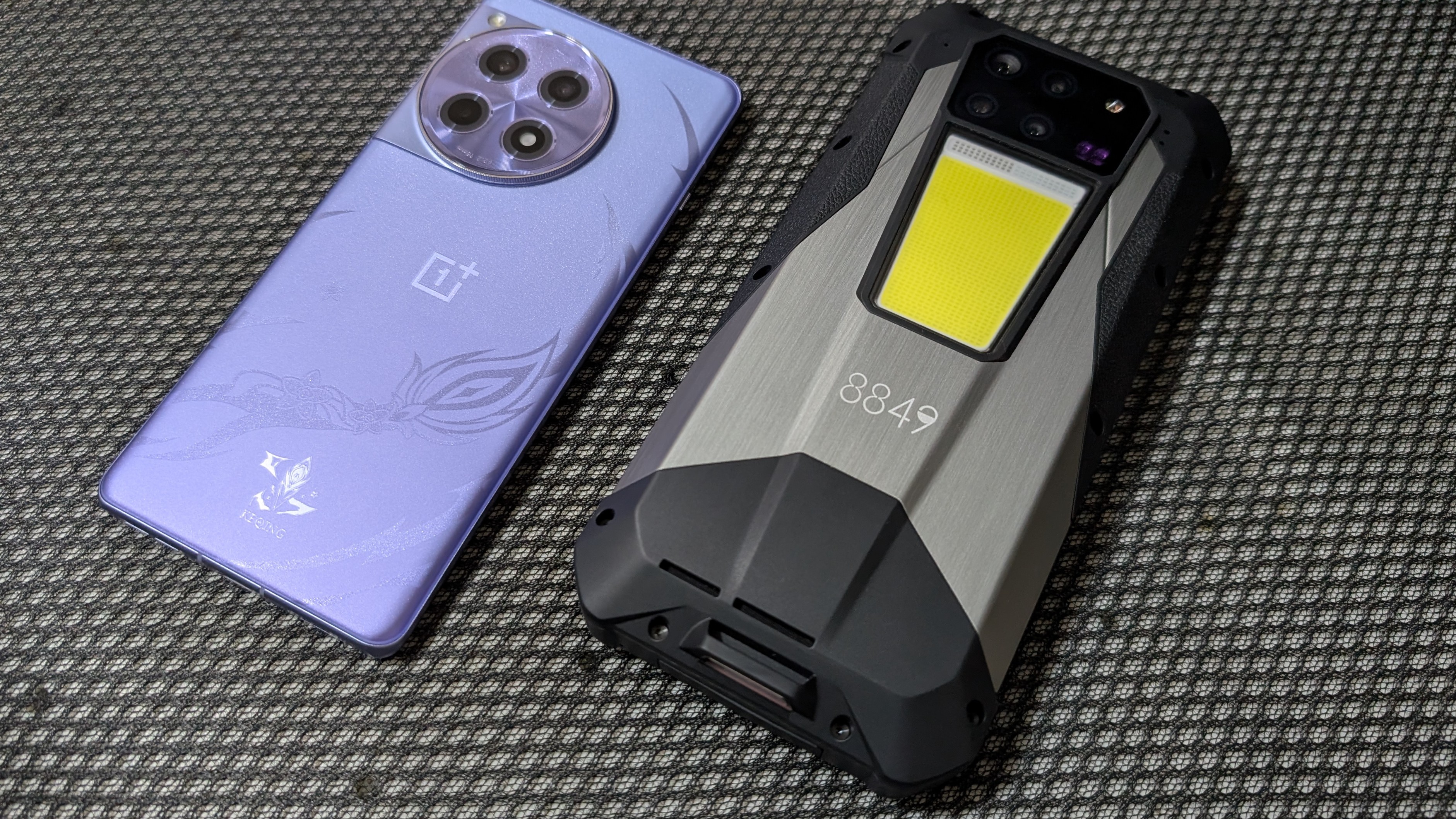 Unihertz 8849 Tank 3 Pro Android phone with projector built-in