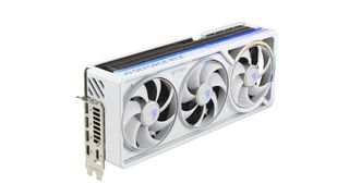 The Asus ROG Astral GPU in white