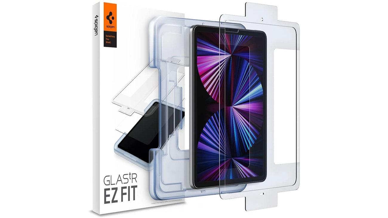 Best iPad screen protectors: Spigen Glas.tR EZ Fit