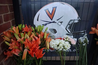 Mural for slain UVA students.