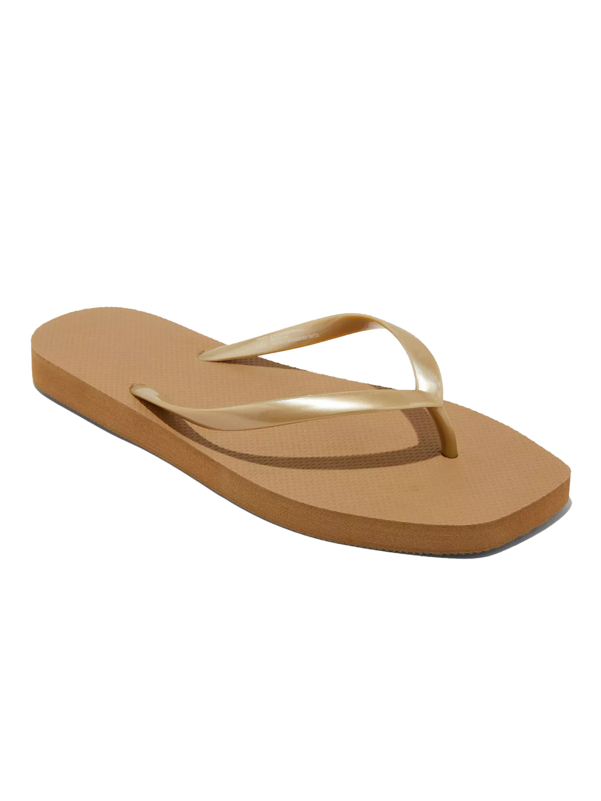Women's Square Toe Thong Flip Flop Sandals - Shade & Shore™ Palmer Copper 9