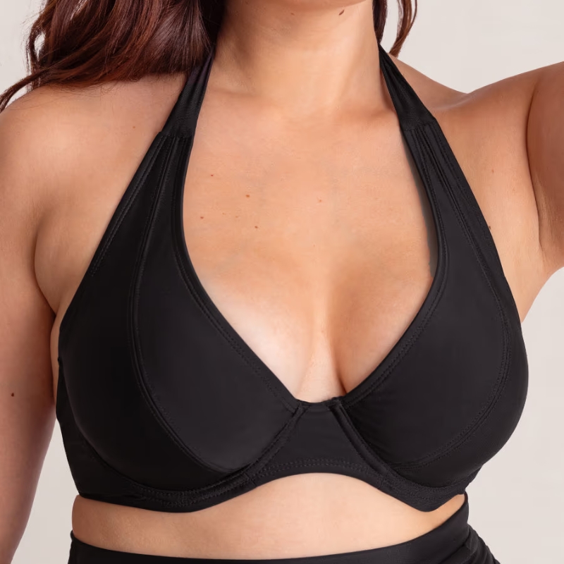 Shapermint Essentials, Shapermint Essentials Full Coverage Halter Bikini Top