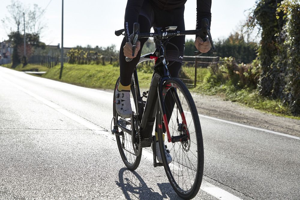 The Pinarello Nytro e-bike quickly picks up the pace
