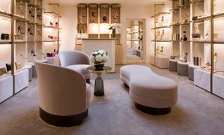 Jimmy Choo New Bond Street flagship designed by David Collins Studio Wallpaper