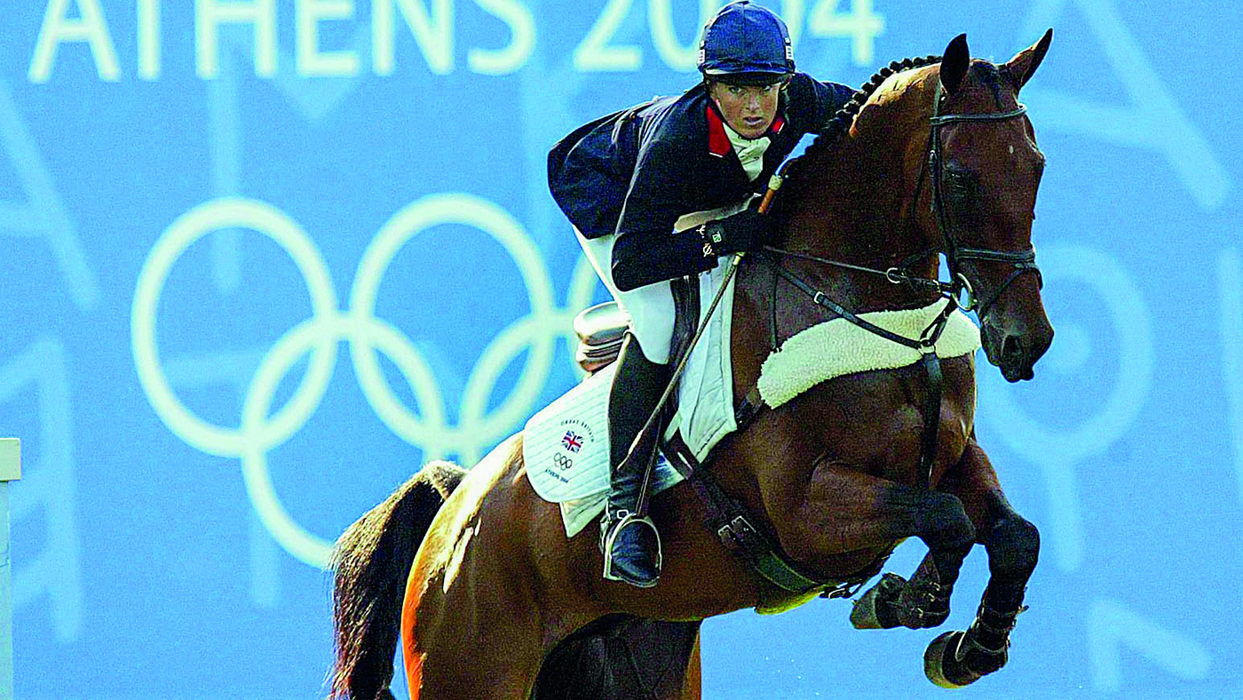 Pippa Funnell and PRimmroe&amp;rsquo;s Pride in the showjumping at the 2004 Athens Olympics