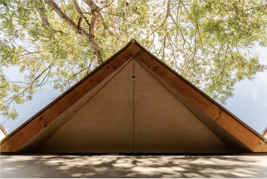 Pitched roof at Arbour House