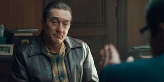 Robert De Niro as Frank Sheeran in The Irishman